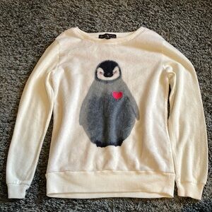 Derek Heart Penguin Sweater 10/12